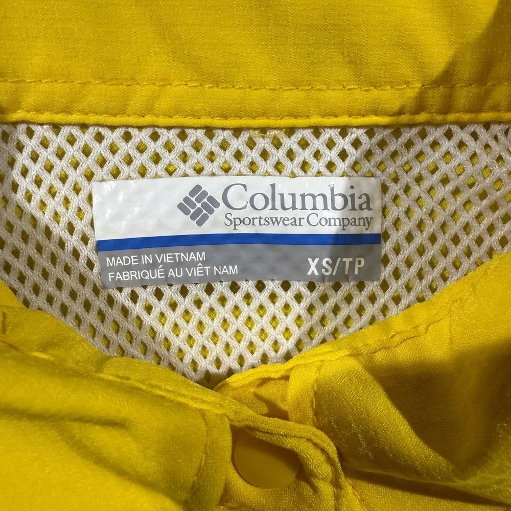 LSU Tigers Shirt Womens XS Yellow‎ NCAA College Football Columbia Omni Shade
